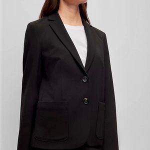 Perfect Black Hugo Boss Women’s Stretch Wool Suit Jacket